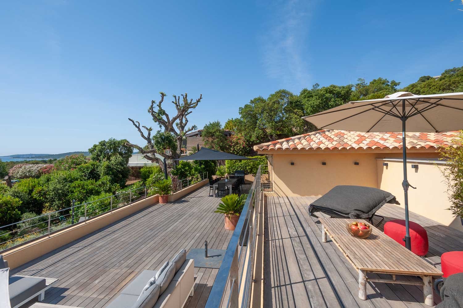 Location villa Porto-Vecchio Corse du sud vacances villa vue mer piscine luxe 4 chambres