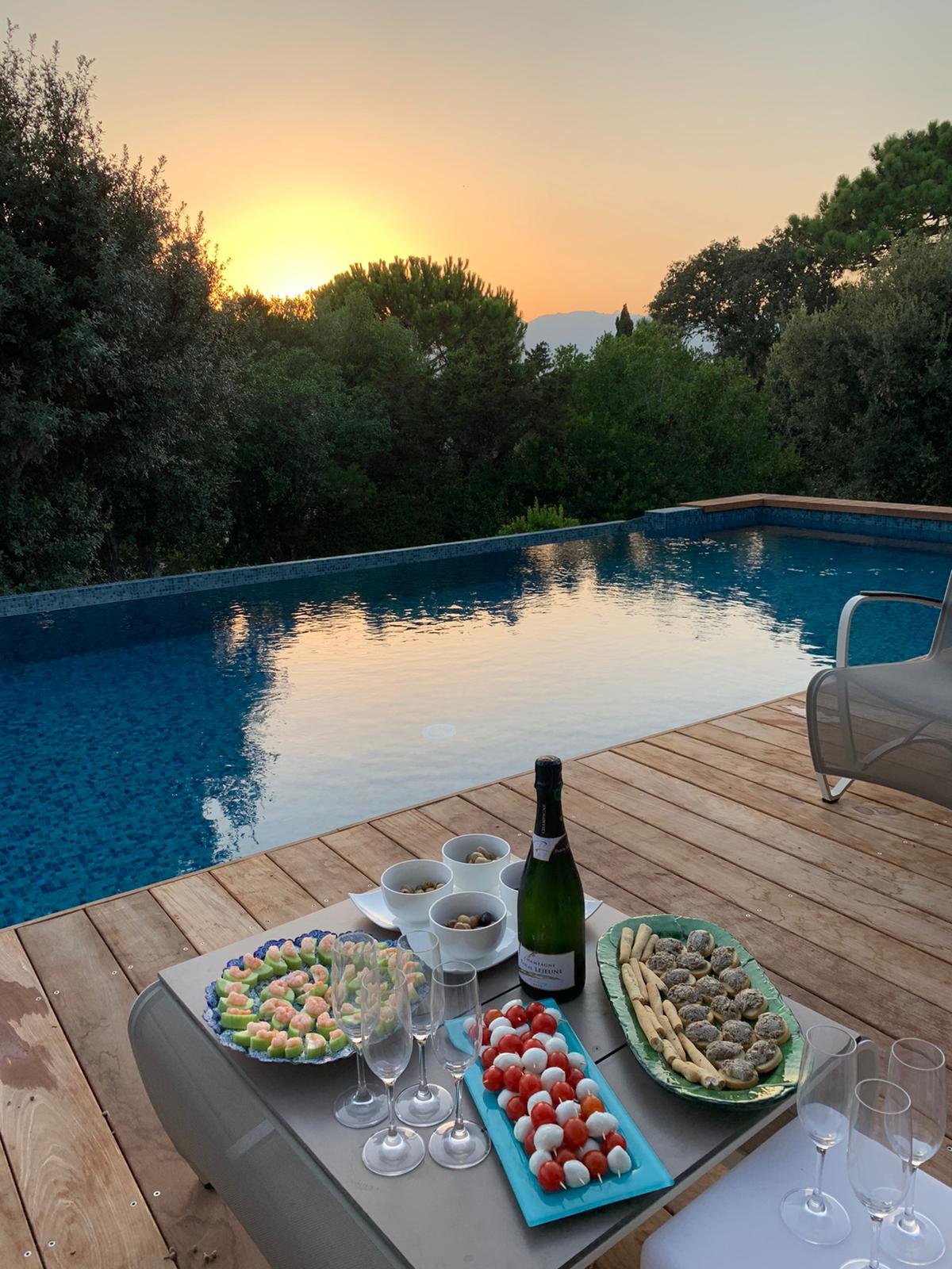 Location Villa Marlis avec piscine Domaine de cala Rossa Porto Vecchio Corse du sud plage privé à pieds luxe