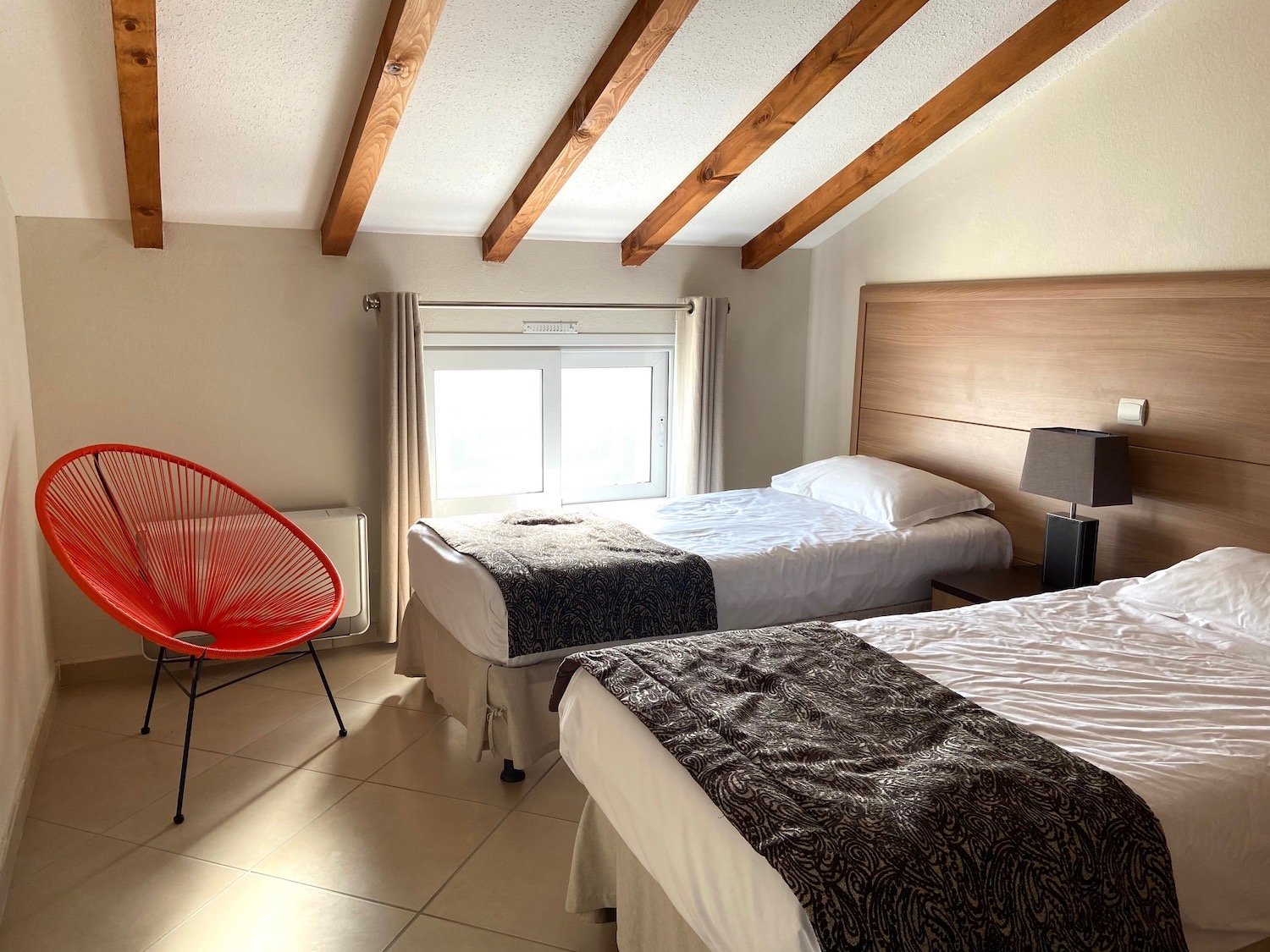 Chambre lits simples appartement résidence Porto-Vecchio Salina Bay Porto Vecchio Corse du sud