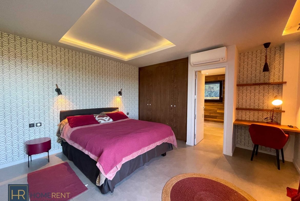 Chambre Master 2 luxe villa Alta en location à Porto-Vecchio proche de la plage de St Cyprien